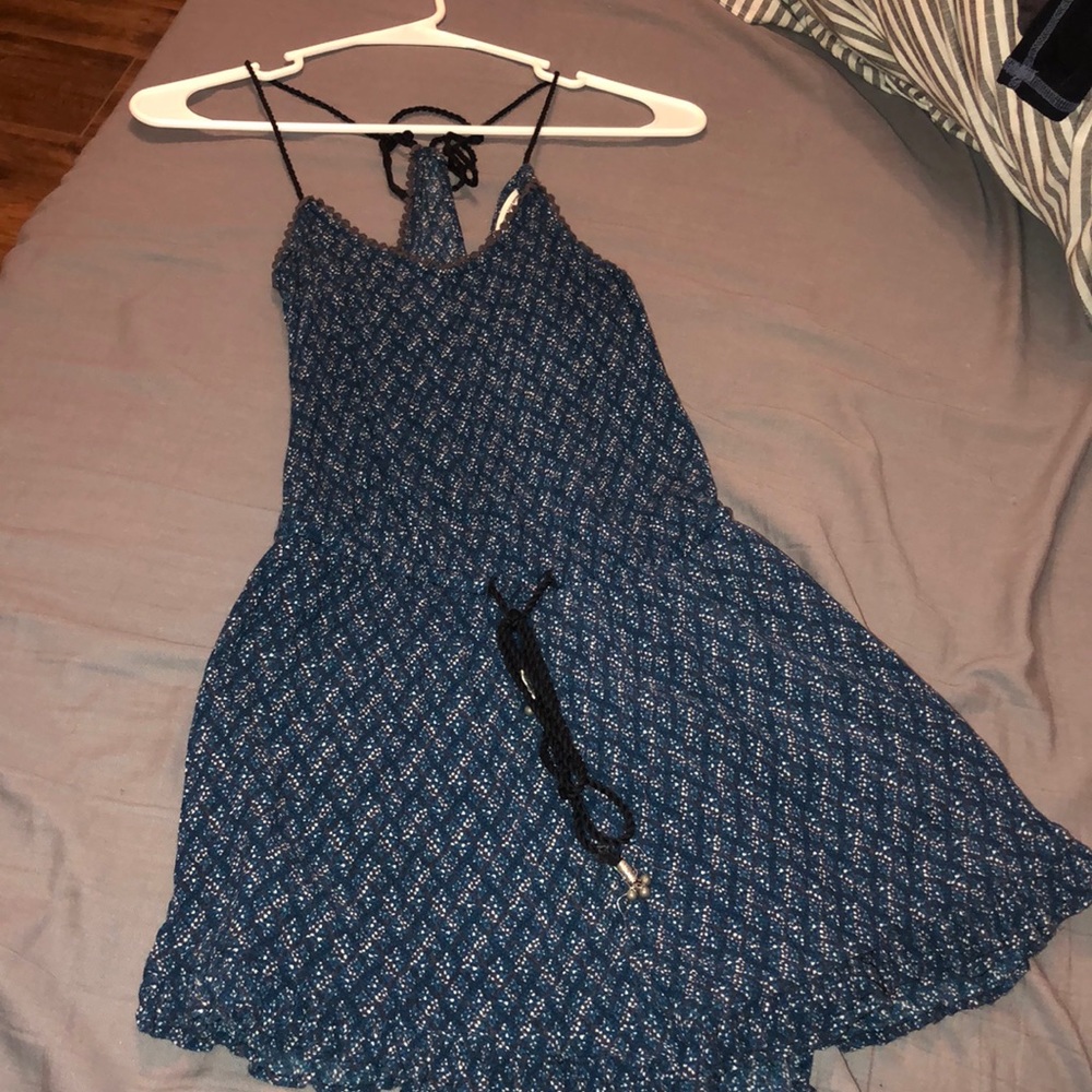 American Eagle blue romper